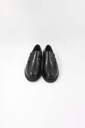 کفش کژوال مشکی زنانه چرم خالص ENDİCAN - کد 881909804