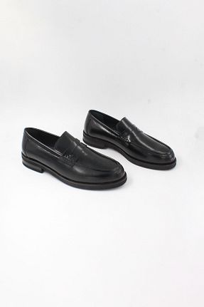 کفش کژوال مشکی زنانه چرم خالص ENDİCAN - کد 881909804