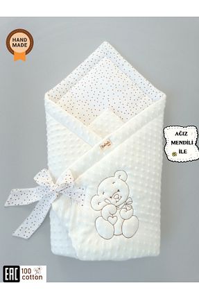 پتوی کودک و نوزاد سفید پنبه ای Bebella - کد 881921774