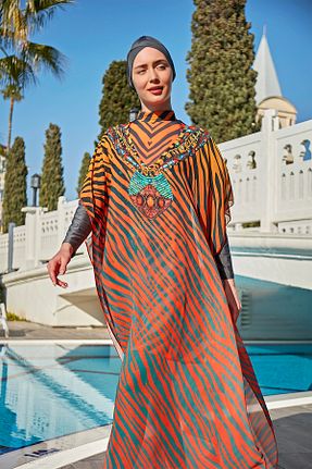 رویه بیکینی نارنجی زنانه پلی استر Remsa Mayo - کد 822477305