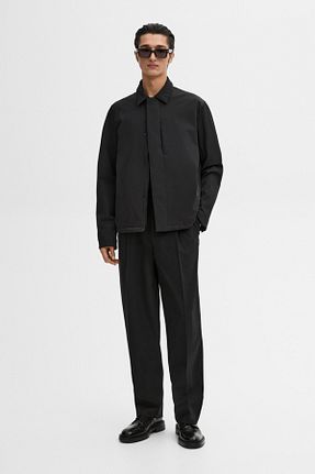 کاپشن مشکی مردانه رگولار Massimo Dutti - کد 881925027