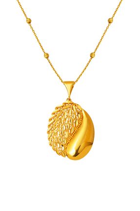 گردنبند طلا زرد زنانه 22 عیار Bilezikci - کد 881930551