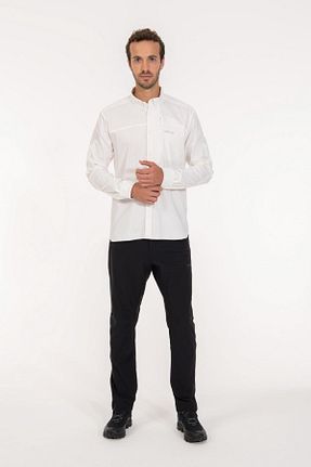 پیراهن سفید مردانه رگولار 2AS - کد 359379215