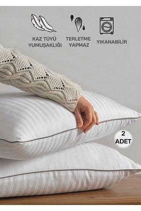بالش سفید ساتن پنبه Nakkısh - کد 652851577