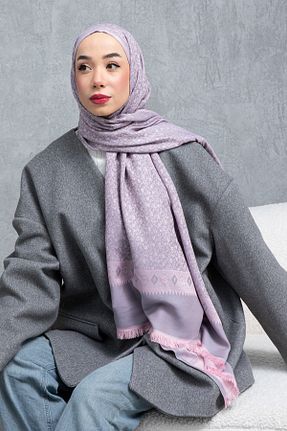 شال صورتی زنانه کشمیر HanBaba - کد 881935653