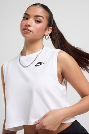 تیشرت اسپرت سفید زنانه رگولار Nike - کد 881961914