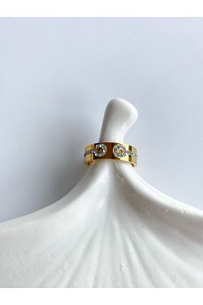 انگشتر استیل (فولاد) طلائی زنانه استیل (فولاد) Venüs Accessory - کد 659021194