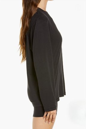 تیشرت مشکی زنانه Relaxed Superlife - کد 850624610