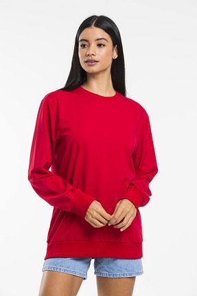 سوئیشرت سفید زنانه ساده Superlife - کد 55221191