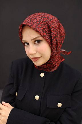 روسری قرمز پنبه ای Silk Home - کد 881991041