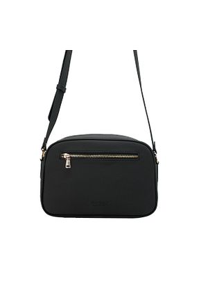 کیف پستچی مشکی زنانه چرم مصنوعی PAFTALI DERİ - کد 882008097