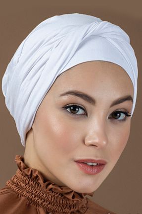 روسری سفید پنبه ای Vera - کد 650293874