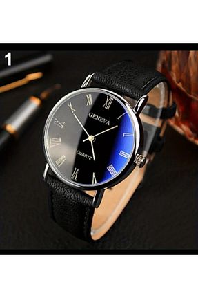 ساعت مچی مشکی مردانه 39 میلی متر Geneva - کد 882053581