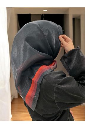 روسری خاکی پنبه پلی استر Bona Sera - کد 834037985