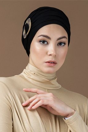 روسری مشکی پنبه ای Vera - کد 651279029
