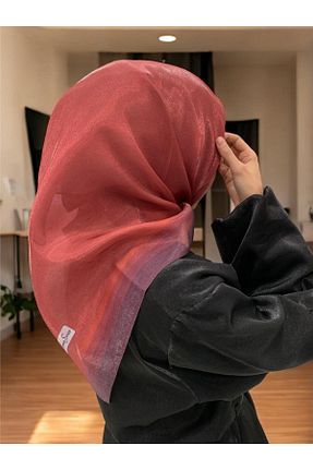 روسری صورتی پنبه پلی استر Bona Sera - کد 834038028