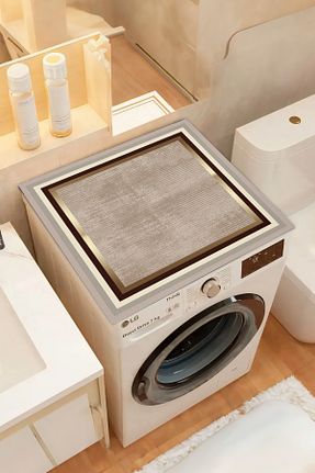 نظم دهنده حمام قهوه ای پلی استر YTR HOME - کد 882087249