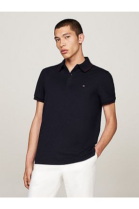 پولوشرت مشکی مردانه پنبه ای Tommy Hilfiger - کد 882160146
