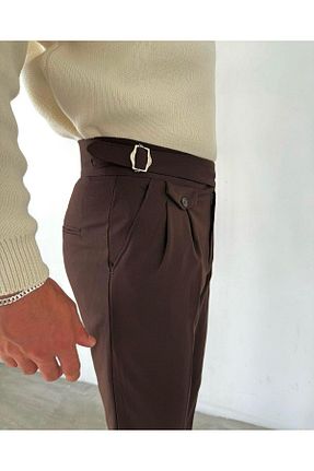 شلوار قهوه ای مردانه پنبه ای MODA - کد 882163780