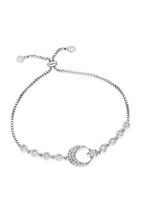 دستبند نقره بژ زنانه 925 عیار NEREZE - کد 31132711