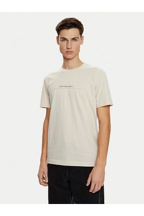 تیشرت طوسی مردانه رگولار Calvin Klein - کد 882162212