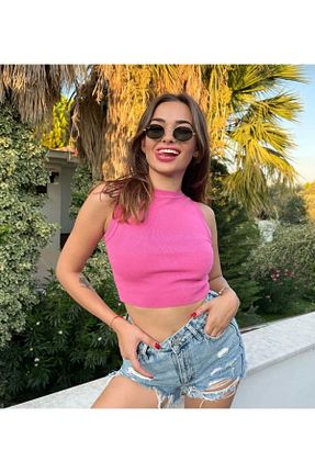 بلوز صورتی زنانه ساده As - کد 828361081
