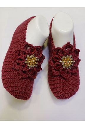 پاپوش زرشکی زنانه بافت Butik - کد 882177691