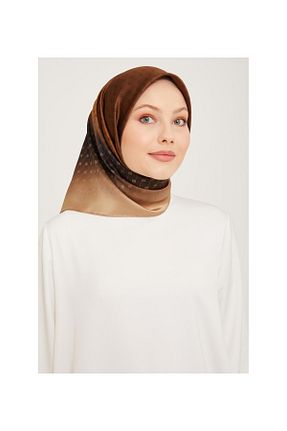 روسری خاکی İpek Tivil Armine - کد 882144760