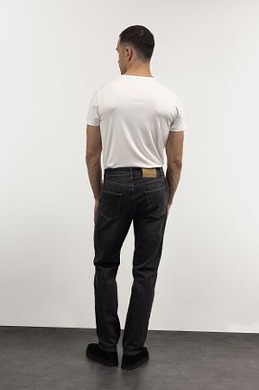 شلوار جین طوسی مردانه پاچه لوله تفنگی GIESTO - کد 882198660