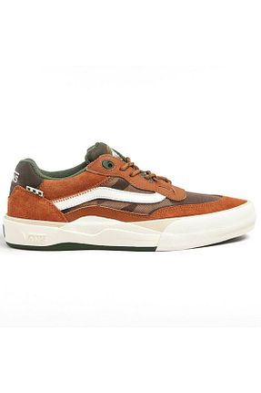 کفش اسنیکر قهوه ای مردانه بند دار Vans - کد 882261484
