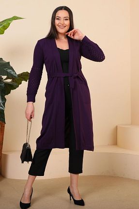 رویه حجاب بنفش زنانه اکریلیک Ferace - کد 473372027