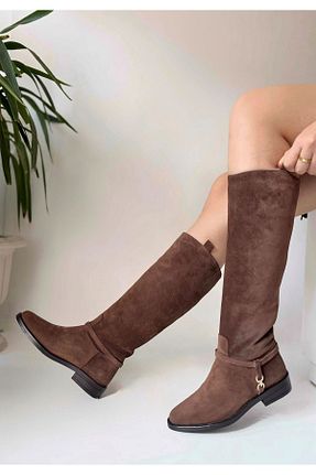 بوت / نیم بوت قهوه ای زنانه جیر Saracshoes - کد 882240985