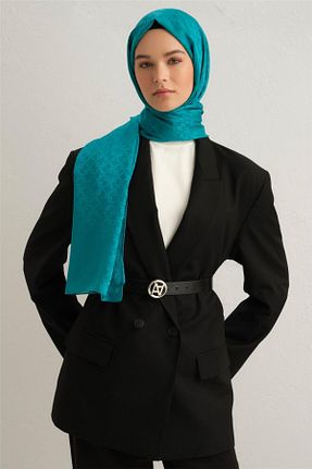 شال آبی زنانه پنبه ای Armine - کد 706343004