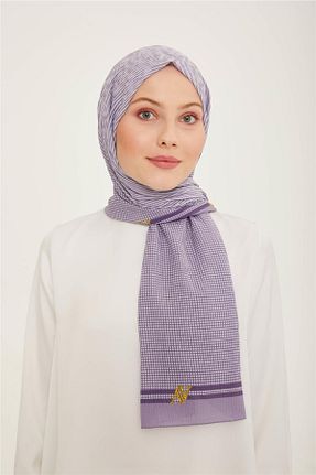 شال خاکی زنانه پلی استر Armine - کد 767470028