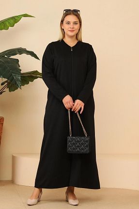 لباس سایز بزرگ مشکی زنانه پلی استر Ferace - کد 411887367