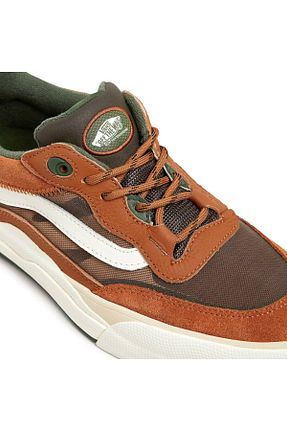 کفش اسنیکر قهوه ای مردانه بند دار Vans - کد 882261484