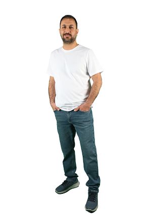 شلوار جین آبی مردانه پاچه ساده BALİNS - کد 822659786