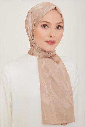 شال قهوه ای زنانه پلی استر Armine - کد 847308016