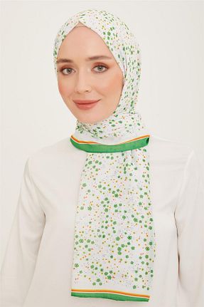 شال سفید زنانه پلی استر Armine - کد 767918101