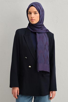 شال بنفش زنانه پنبه ای Armine - کد 839828164