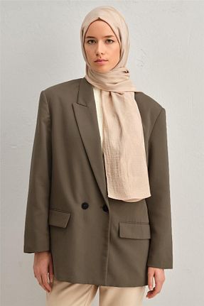 شال بژ زنانه پنبه ای Armine - کد 839832517