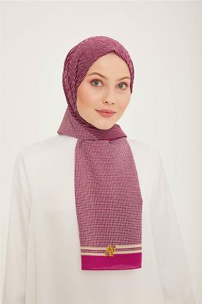 شال سفید زنانه پلی استر Armine - کد 767475538