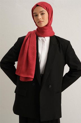 شال زرشکی زنانه پلی استر Armine - کد 844793767
