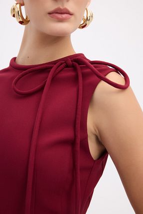 لباس زرشکی زنانه بافتنی adL - کد 882245563