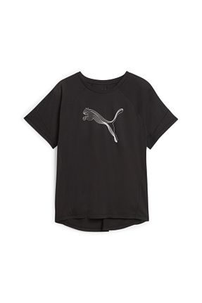 تیشرت اسپرت مشکی زنانه رگولار Puma - کد 736919619