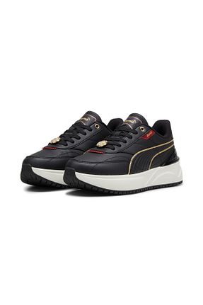 کفش اسنیکر مشکی زنانه بند دار Puma - کد 854665381