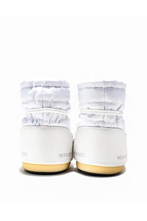 بوت / نیم بوت سفید زنانه پاشنه تخت Moon Boot - کد 453813114