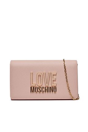 کیف دوشی صورتی زنانه پلی اورتان Love Moschino - کد 809001397