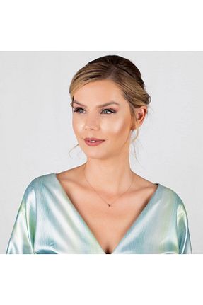 گردنبند نقره صورتی زنانه 925 عیار Bundo - کد 55490464