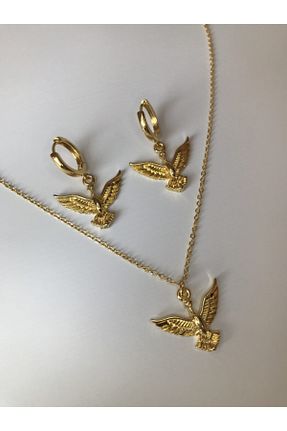 ست جواهر طلائی زنانه روکش طلا jevylove accessories - کد 133076114